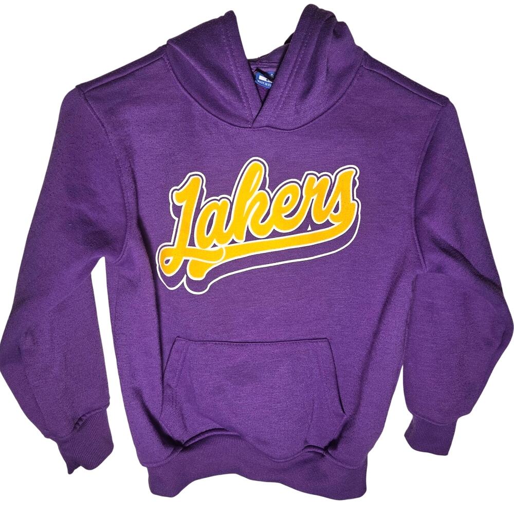 Vibrant Purple Lakers Hoodie - Kids Size 8 - Fan Gear